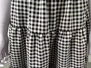Robe midi élégante sans manches pour femmes, robes à bretelles, robe bohème de vacances, robe d'été à carreaux, vestidos - Product Image 5