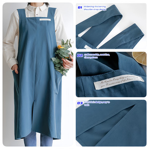 Bán buôn tùy chỉnh in logo 100% rửa bông nhà bếp nấu ăn thăng hoa trống tạp dề - Product Image 4