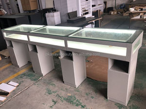 MESA DE MANICURA con ventilación imc <span class=keywords><strong>para</strong></span> salón de uñas, mesa de lujo <span class=keywords><strong>para</strong></span> salón de belleza - Product Image 4