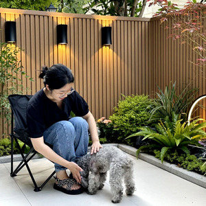 Dễ dàng cài đặt bảng tường tuyệt vời <span class=keywords><strong>WPC</strong></span> Chất lượng cao chất lượng cao một lớp bảng Tường Ngoài Trời sử dụng cho nhà và hàng rào - Product Image 4