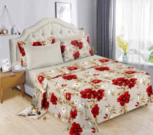 最低价格批发6pcs床单套装定制便宜床上用品套装高品质床单套装特大床 - Product Image 6