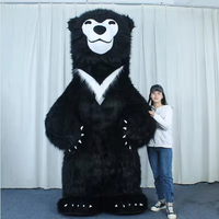 Costume de mascotte gonflable d'ours polaire en peluche géant Efun Carnaval Activité Spectacle Cartoon Martha Bear Fête d'anniversaire Accessoires de jeu de rôle