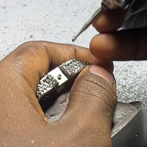 Reloj Mecánico de Acero Inoxidable de Lujo con Certificación IGI de RB Gems, Reloj de Hombre Único de Hip Hop con Esfera de Cristal Analógico y Moissanita VVS - Product Image 1