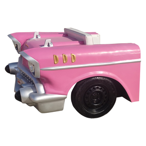 ホームレストランの装飾クラシックな車の形をしたソファレストランブースシーティングバーカーダイナーブース - Product Image 5