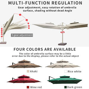 FEAMONT-Sombrilla de exterior grande para jardín comercial, diseño plegable para deshierbe, restaurante, uso en la piscina, sombrilla de playa - Product Image 5