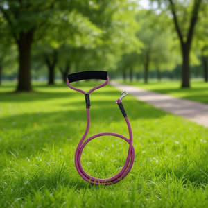 Guinzaglio Premium per Animali Domestici Rotondo Monocromatico con Corda Lunga - Product Image 2