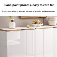 Console et buffet modernes en bois blanc avec tiroirs de rangement – Écologiques, durables, faciles à assembler pour cuisines, salles à manger et salons