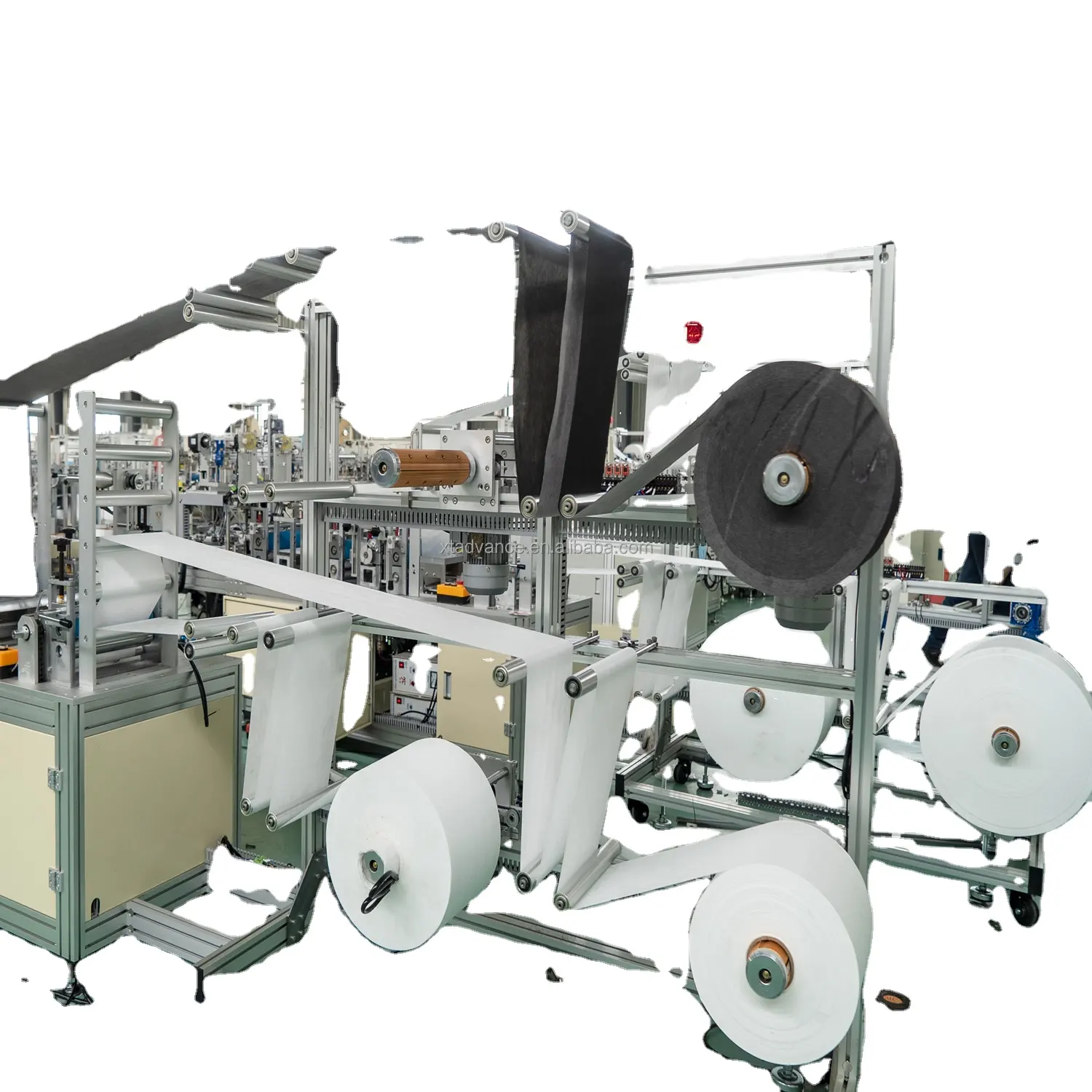 High speed electric N95/KN95/FFP2/FFP3/5D Fully Automatic folding face mask earloop type making machine