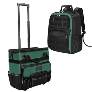 21" Rolling Tool Bag Wheels 18" Tool <b>Backpack</b> Set Waterproof Heavy Duty Tool Storage OEM Customizable 3-Year Warranty 150 lb - Product Image 2