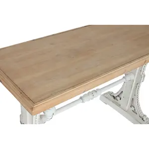 Table console MDF FIR 120x50x77 blanchie - Product Image 3