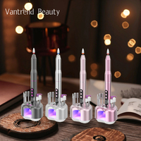 Machine à percer les ongles portable en aluminium 35000 tr/min Lime à ongles électrique Rechargeable Ponceuse Gel à ongles Polissage Salon Pédicure Manucure