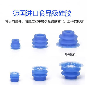 Ventouse à vide industrielle SMC ZP3P T20 25 32 40 50JT5SF AG01 AG02 en silicone, à ventouse simple, manuelle, pour la manutention du verre - Product Image 3