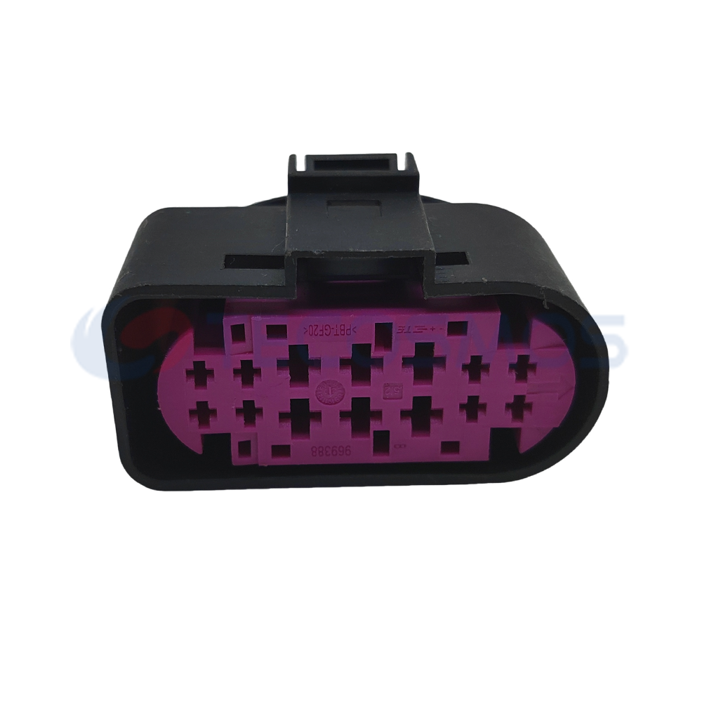 Auto Parts High Quality Headlight Plug Connector for Volkswagen Audi 14-pin Female 1J0973737 969388 CT14-0009M-1