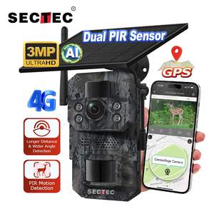 HD Wide Angel 4G Jagdpfad Solar kamera GPS-Position ierung 2 PIR <span class=keywords><strong>Motion</strong></span> Tracking Überwachungs kamera Tiere Erkennung Sonnensystem - Product Image 1