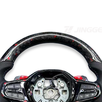 Volant de voiture en fibre de carbone forgée personnalisé LCI Retrofit pour BMW G80 M3 G20 G30 X3 G01 X5 G05 G80 G82 G42 G22 G11 M2 M240i