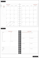 Carnet de notes personnalisable en gros, couverture rigide de haute qualité, reliure à disques, avec planificateur Happy Planner et organisation de tableau de bord, journal quotidien et hebdomadaire
