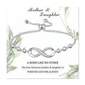 Wholesale the Latest Fashion 8-shaped Shining Adjustable <b>Bracelet</b> for Women Hot-Selling Jewelry for Gift Party Wedding - Product Image 2