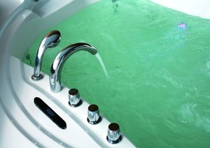 Grand panneau de commande pour quatre personnes Drop in Round Build In Massage Baignoire <span class=keywords><strong>whirlpool</strong></span> Blaneo - Product Image 6