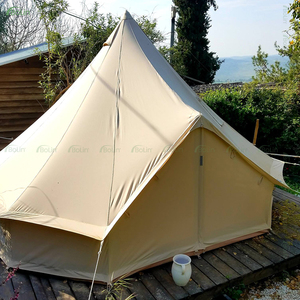 Tente de luxe imperméable au sol détachable Camping et Glamping <span class=keywords><strong>Yourte</strong></span> <span class=keywords><strong>Grande</strong></span> tente de mariage familiale Tente de cloche en toile extérieure - Product Image 2