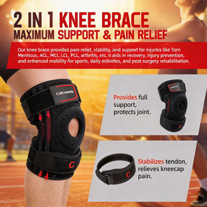 Caroami Patellar Knee <b>Brace</b> HX65 Compression Support For Outdoor Sports And Fitness Unisex - Product Image 4