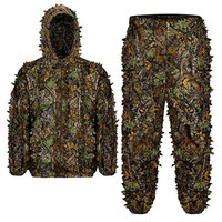 Ensemble complet d'hiver de haute qualité pour la chasse en plein air, uniforme tactique à manches longues, veste et pantalon pour homme, 100% coton