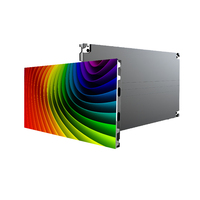 Panel Publicitario Plegable para Interiores, Pantalla LED Flexible de 4k, Pared LED P2, Cartel Digital, Señalización LED para Publicidad Comercial