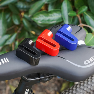 Promotion vélo disque frein serrure en plastique antivol serrure moto pédalier serrure rappel cordon accessoires VTT pièces - Product Image 5