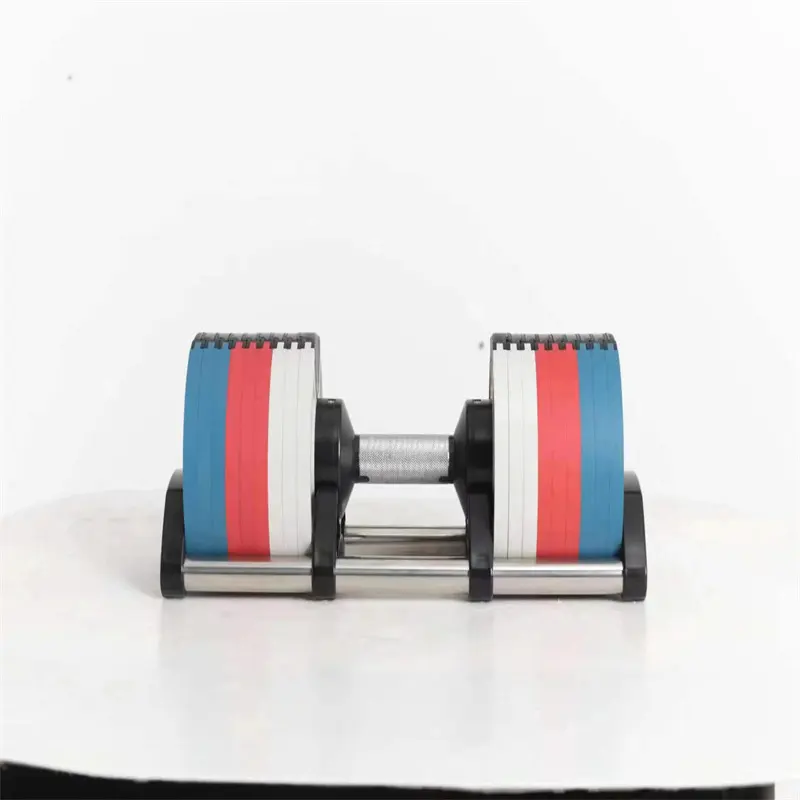 Conjunto de halteres para academia, halteres de halteres ajustáveis e 40kg