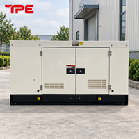 Générateur diesel silencieux refroidi par eau triphasé 100 kVA 200 kVA 30 kVA insonorisé automatique de secours pour la maison