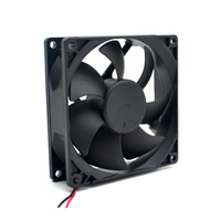 Ventilateur de refroidissement à roulement à billes étanche IP68 haute efficacité 92x92x25mm DC 24V 0.18A pour boîtier d'ordinateur