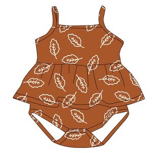 Envío Rápido, Falda de Tirantes Personalizada con Estampado para Bebés Niñas, Verano, Tejida, Ecológica, Transpirable, de Algodón y Fibra de Bambú - Product Image 2