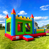Château gonflable pour enfants, structure de saut gonflable, château gonflable pour fête d'enfants, toboggan gonflable en PVC, combo gonflable à vendre