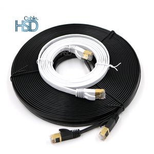 <span class=keywords><strong>Cable</strong></span> de Conexión LAN Ethernet RJ45 CAT7 BC de Alta Calidad, 32AWG, Revestimiento de PVC/LSZH, Cobre Puro, Blindado FTP, Conector Chapado en Oro, 1 Metro - Product Image 3