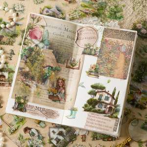 20 autocollants par paquet, série de rêves de fleurs, autocollants décoratifs <span class=keywords><strong>sur</strong></span> le thème des personnages pour planificateur et coque de téléphone - Product Image 3