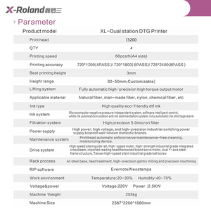 Impresora <span class=keywords><strong>DTG</strong></span> de Doble Estación, Tamaño Compacto, Máquina de Impresión Directa a Prendas Textiles con 4 Cabezales de Impresión I3200 - Product Image 5