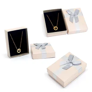 Best Price Necklace Jewellery Packaging,Custom Jewelry Gift Box With Lid