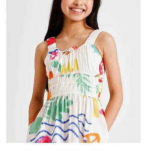 Vestido de Verano de Algodón para Niñas con un Atractivo Estilo Moderno, Tela Suave y Corte Holgado, Diseñado para la Escuela y Fiestas de Cumpleaños - Product Image 2