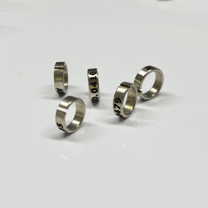 Vendita calda di alta qualità in acciaio inox piccione anello personalizzato uccelli forniture - Product Image 4