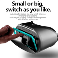 Lunettes VR X7 Mas, boîte de lunettes VR, films IMAX 3D, écran géant, lunettes de réalité virtuelle, casque VR pour téléphone de 4,7 à 7,2 pouces, prise en charge de la manette de jeu