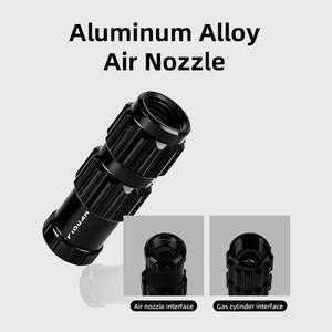 Pompe à vélo CO2, Kit de gonflage rapide portable, pompe à vélo en alliage d'aluminium pour AV/FV, sans cylindre de gaz, accessoires de vélo VTT - Product Image 5