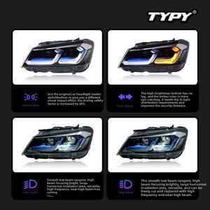 Typy ชุดไฟหน้าเลนส์ LED 6000K สำหรับ F25 X3 BMW ไฟไฟเลี้ยวสำหรับรถยนต์2011-2013สภาพใหม่ - Product Image 3