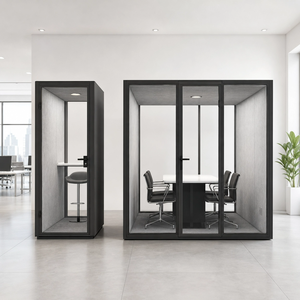 Cabina de Oficina Modular Insonorizada Extra Grande, Sala de Negociación Privada, Cabina de Aislamiento Acústico Móvil para Oficina y <span class=keywords><strong>Espacio</strong></span> de Trabajo Compartido - Product Image 2