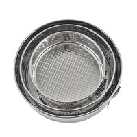 Moule à gâteau en acier inoxydable 304, 3 pièces, résistant à la chaleur, avec fermoir à ressort, pour mousse, outil de cuisson de cuisine, en stock transfrontalier