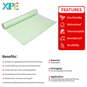 Phong cách hiện đại chống ẩm <span class=keywords><strong>EVA</strong></span> bọt tầng underlay cách âm phim màu xanh lá cây giảm tiếng ồn Bọt <span class=keywords><strong>underlayment</strong></span> cho nhà - Product Image 3