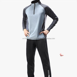 Traje Deportivo Unisex con Media Cremallera para Entrenamiento, Ropa de Primavera para Correr, Secado Rápido, Anti-UV, Estampado, Transpirable, para Senderismo y Escalada al Aire Libre, con Riñonera - Product Image 3