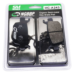Pastilla de freno orgánica semimetálica para motocicleta FA415, nueva condición para <span class=keywords><strong>HONDA</strong></span> FES 125 SH 125i <span class=keywords><strong>NSS</strong></span> 250 <span class=keywords><strong>NSS</strong></span> <span class=keywords><strong>350</strong></span> AM Forza (ABS) - Product Image 1