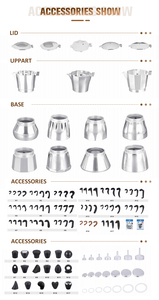 Vente Italien Café Brassage Moka En Acier Inoxydable Cuisinière Espresso Moka Pot Cafetière <span class=keywords><strong>Italienne</strong></span> Espresso Café Moka Pots - Product Image 4