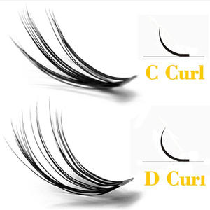 Pestañas de visón 20D/30D, extensiones de pestañas individuales de volumen <span class=keywords><strong>ruso</strong></span>, pestañas postizas naturales y suaves, caja de 60 paquetes para maquillaje - Product Image 3