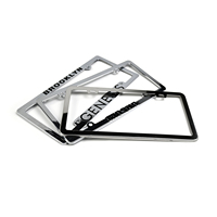 Cadre de plaque d'immatriculation de voiture vierge en plastique personnalisé Offres Spéciales durable de haute qualité pour A6/Accord/A4/Civic Logo imprimé en gros