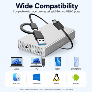 Nouveaux produits : Boîtier <span class=keywords><strong>externe</strong></span> USB-C pour disques durs SATA/SAS de 2,5 et 3,5 pouces, adaptateur SSD/HDD SAS - Product Image 6